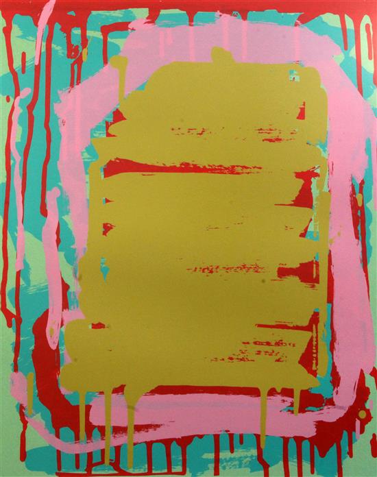 John Hoyland (1934-2011) Untitled, 33 x 25in.